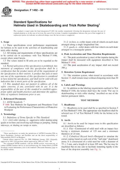 iso helmet impact testing equipment|astm f1492 helmet.